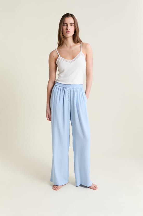 Pantalon de pyjama &agrave; pois;${refinementColor}