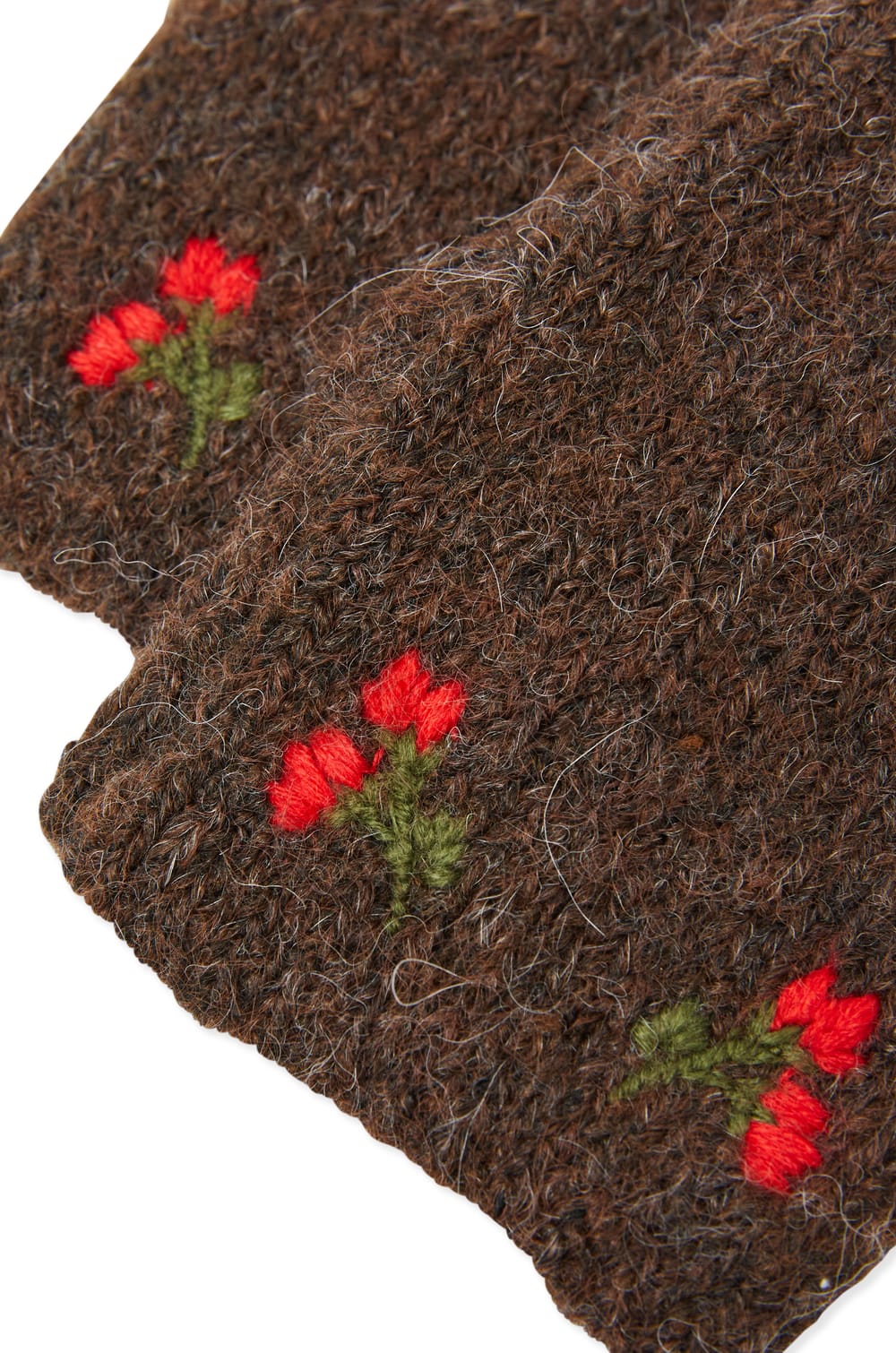 Mitaines avec motif floral;${refinementColor}