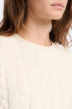 Sweatshirt effet polaire;${refinementColor}