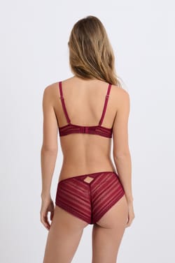 Soutien-gorge N.2 - Le push-up plongeant en dentelle irisée;${refinementColor}