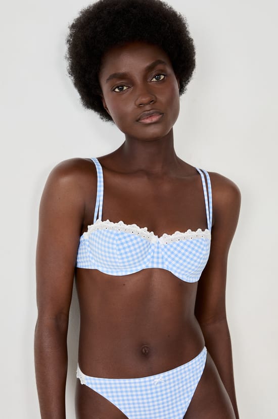 Bra N.9 - Balconette with Embroidery;${refinementColor}