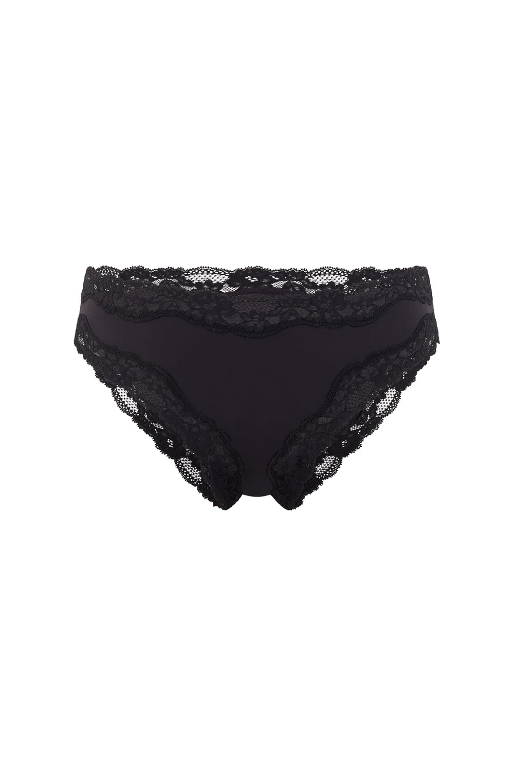 Microfibre and Lace Briefs;${refinementColor}