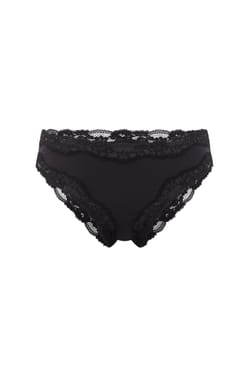 Microfibre and Lace Briefs;${refinementColor}