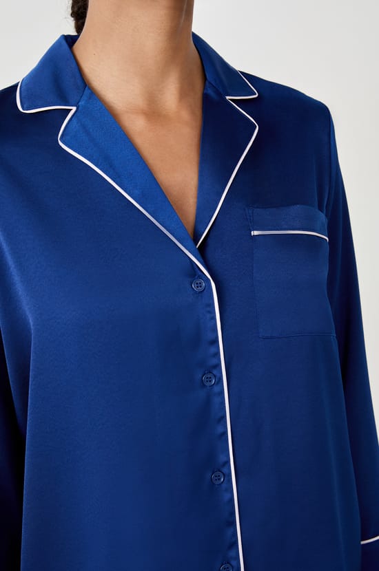 Satin Langarm-Pyjamahemd;${refinementColor}