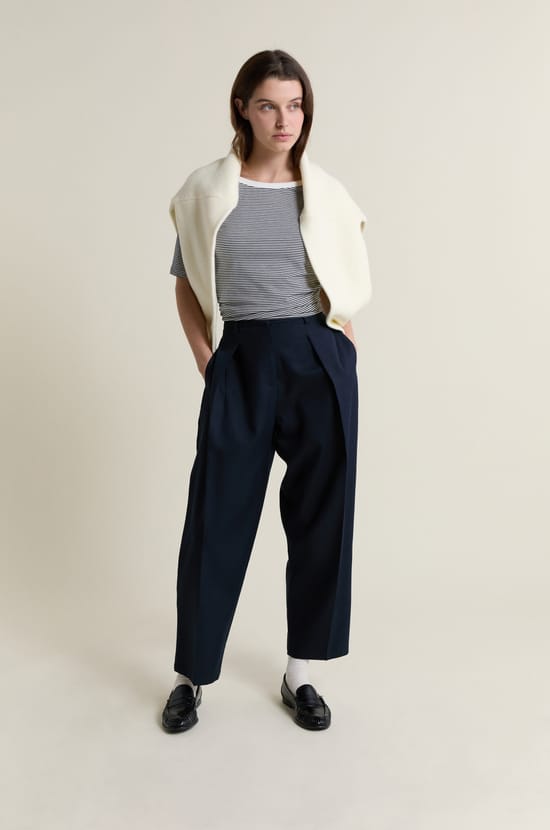 Pantalon forme barrel;${refinementColor}