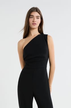 Asymmetrische jumpsuit;${refinementColor}