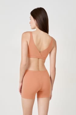 Organic cotton stretch cycling shorts;${refinementColor}