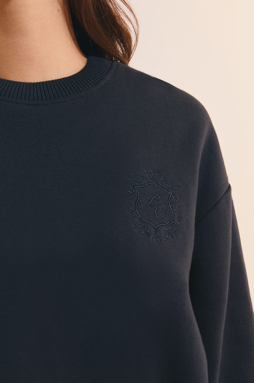 Sweatshirt en coton;${refinementColor}