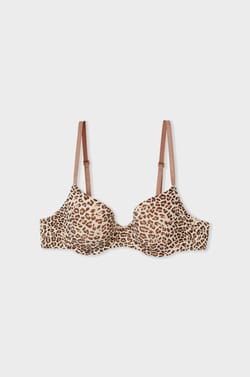 Soutien-gorge N.4 - Le coques fines - imprimé léopard;${refinementColor}