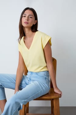 Short-sleeved cotton T-shirt;${refinementColor}