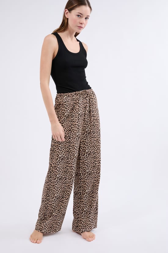 Pantalon de pyjama à motifs;${refinementColor}