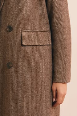 Manteau long avec laine;${refinementColor}