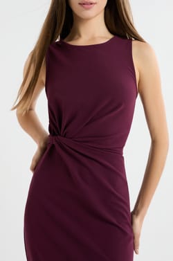 Robe à détail noué;${refinementColor}