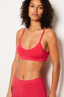 Comfort Cotton Bralette;${refinementColor}