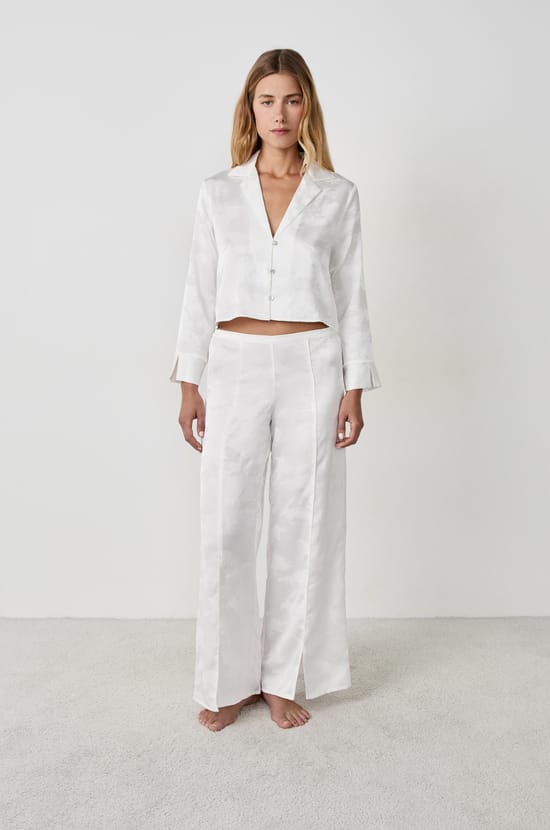 Satin Pajama Pants;${refinementColor}