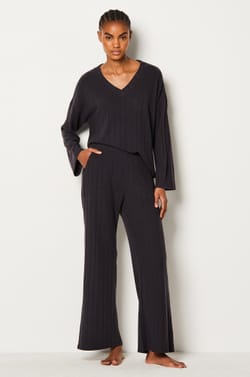 Ribbed Pyjama Bottoms;${refinementColor}