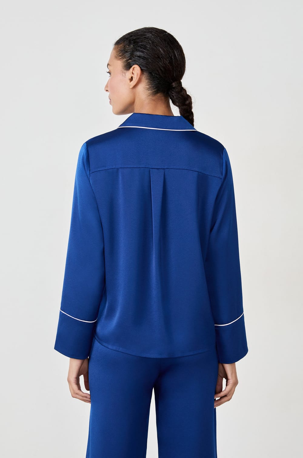 Satin Langarm-Pyjamahemd;${refinementColor}