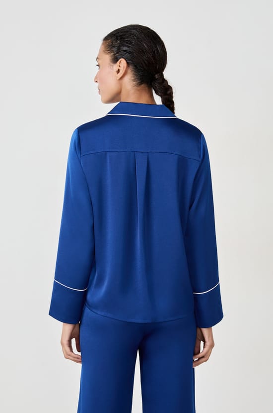 Satin Langarm-Pyjamahemd;${refinementColor}