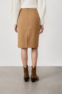 Falda midi;${refinementColor}