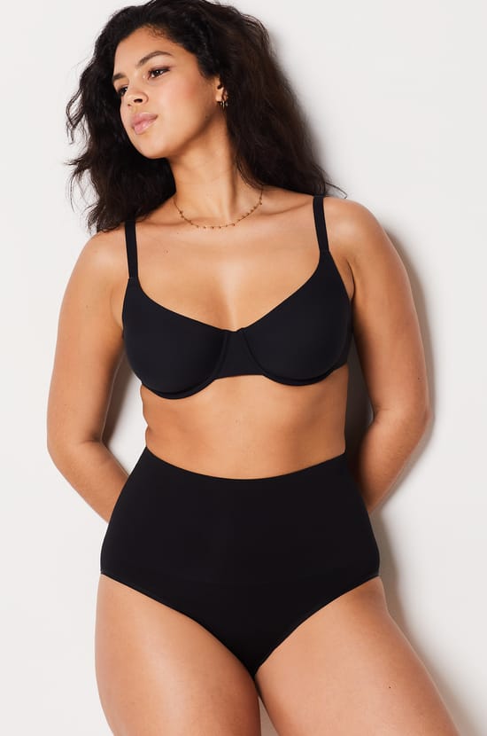 High-Waisted Shaping Brief - Medium Support;${refinementColor}