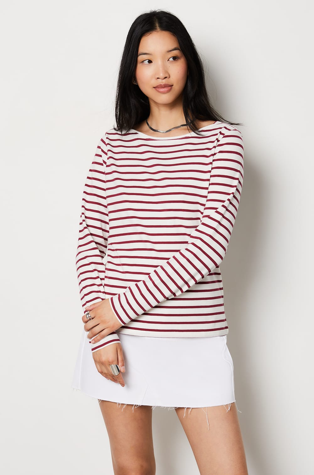 Camiseta marinera de manga larga;${refinementColor}