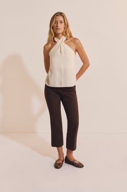 Top sans manches avec col crois&eacute;;${refinementColor}