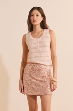 Top en maille ajour&eacute;e;${refinementColor}
