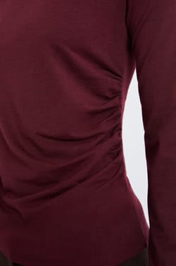 T-shirt col rond manches longues;${refinementColor}