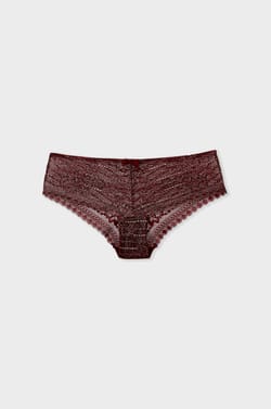 Lace Boyshort with Iridescent Effect;${refinementColor}