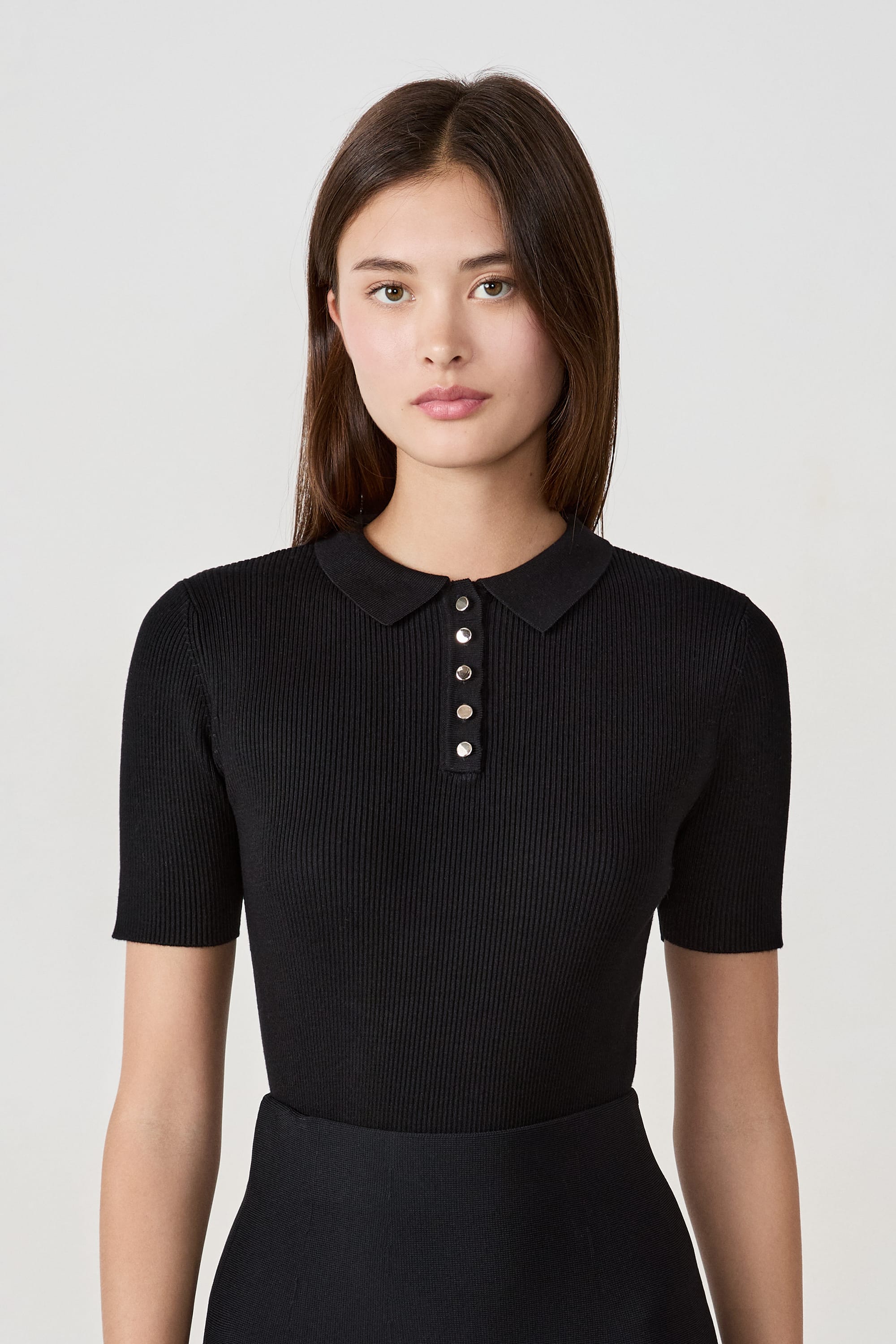 t-shirt col polo