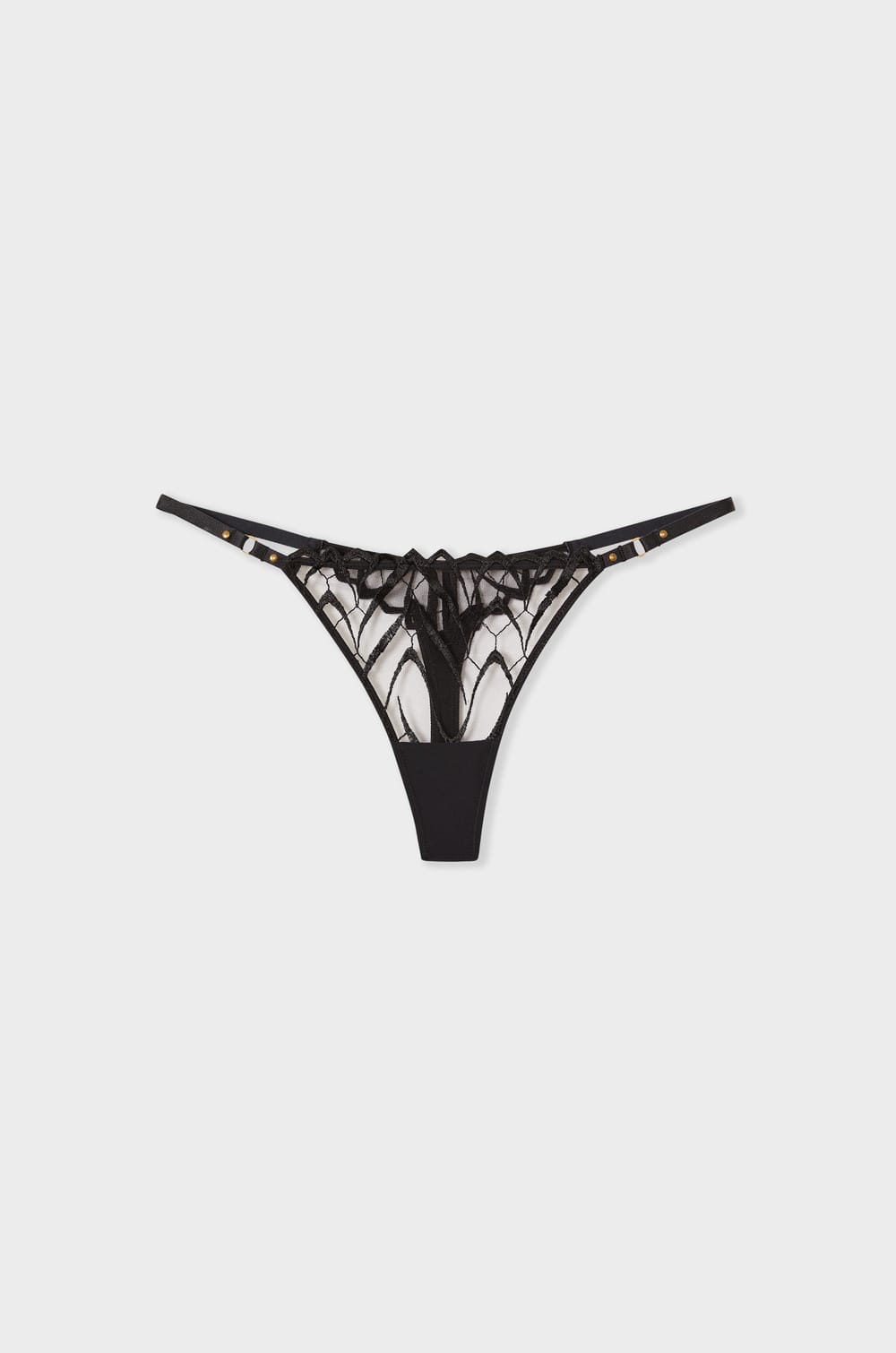 Embroidered Thong;${refinementColor}