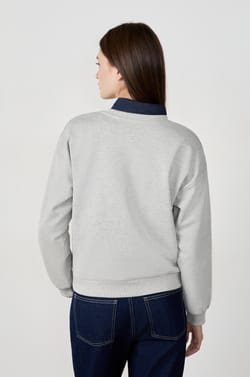 Cotton "California" Sweatshirt;${refinementColor}