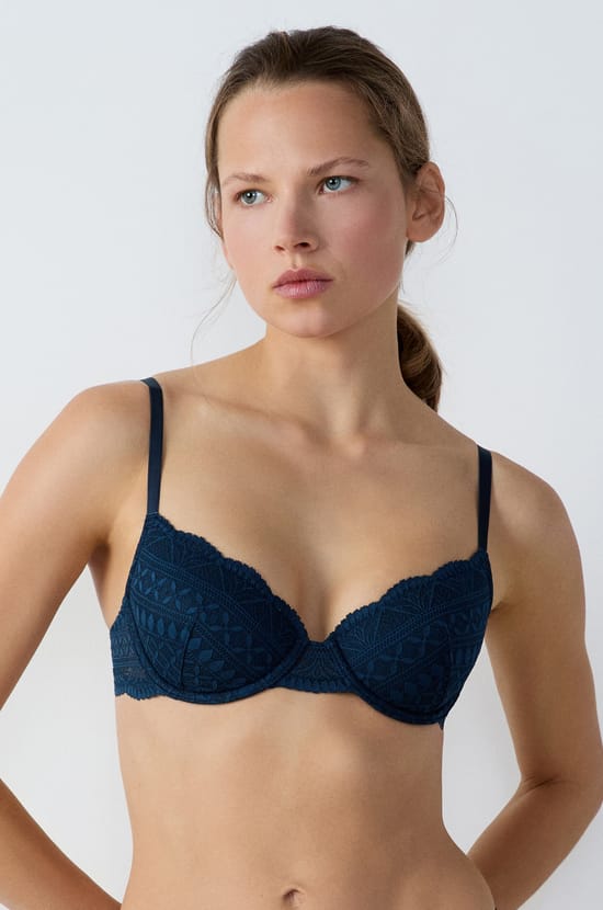 Bra No. 4 - Lightly Lined Demi Bra;${refinementColor}