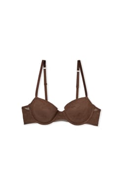Soutien-gorge coques fines en dentelle;${refinementColor}