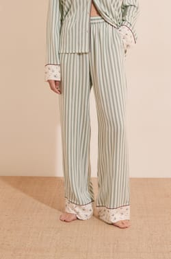 Pantalon de pyjama &agrave; rayures;${refinementColor}