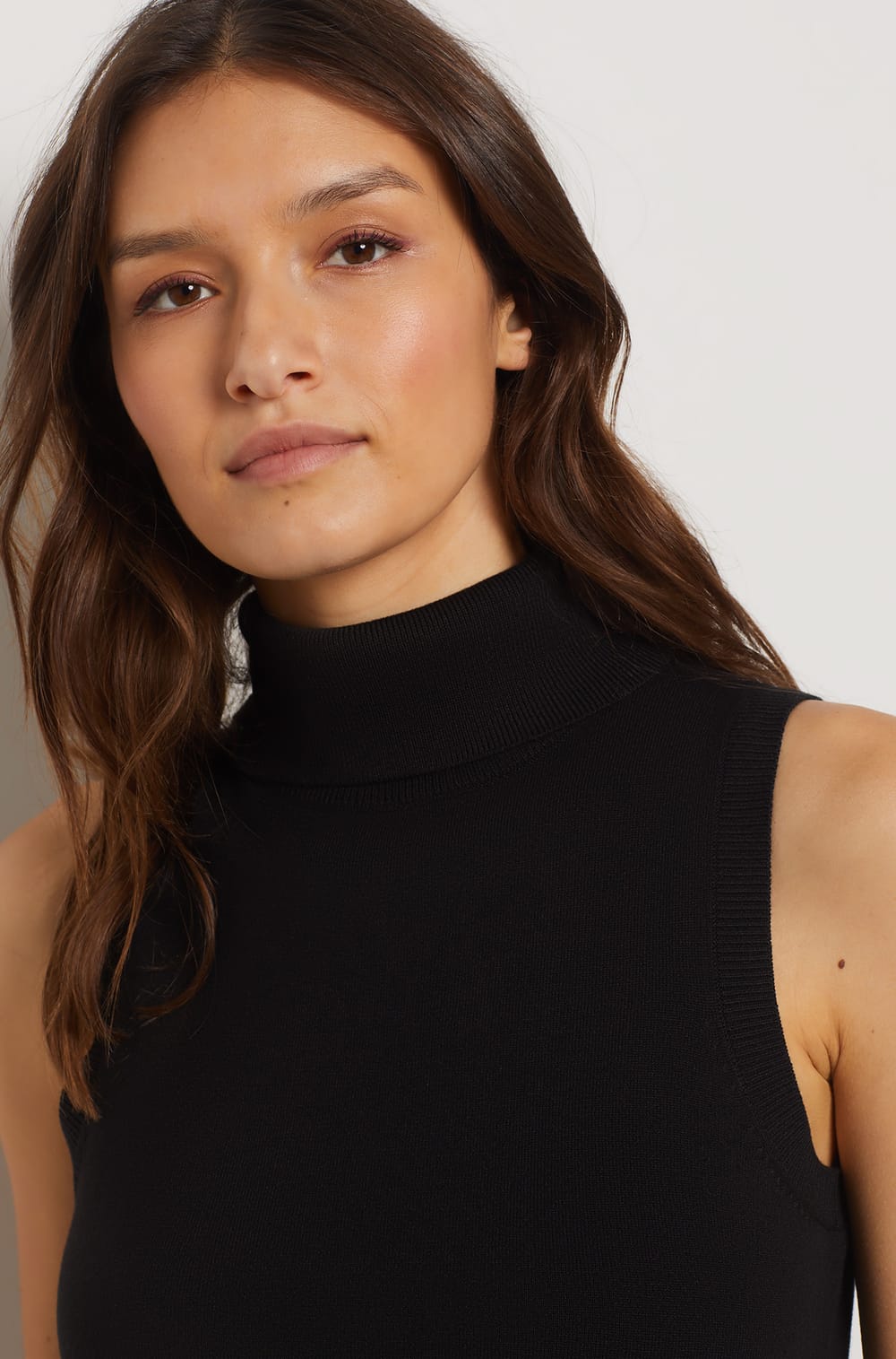 Knitted Sleeveless Sweater CRISS NOIR ETAM