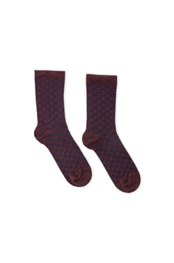 Chaussettes avec coton &agrave; motifs;${refinementColor}
