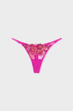 Embroidered Thong;${refinementColor}