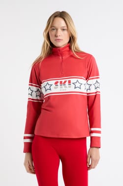 Camiseta de manga larga con estampado «ski club»;${refinementColor}