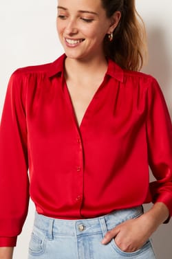 Satin Shirt;${refinementColor}