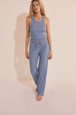 Pantalon de pyjama avec coton;${refinementColor}