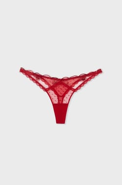 Tanga de tul bordado;${refinementColor}