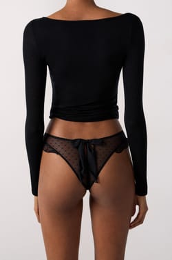 Tanga en tulle;${refinementColor}