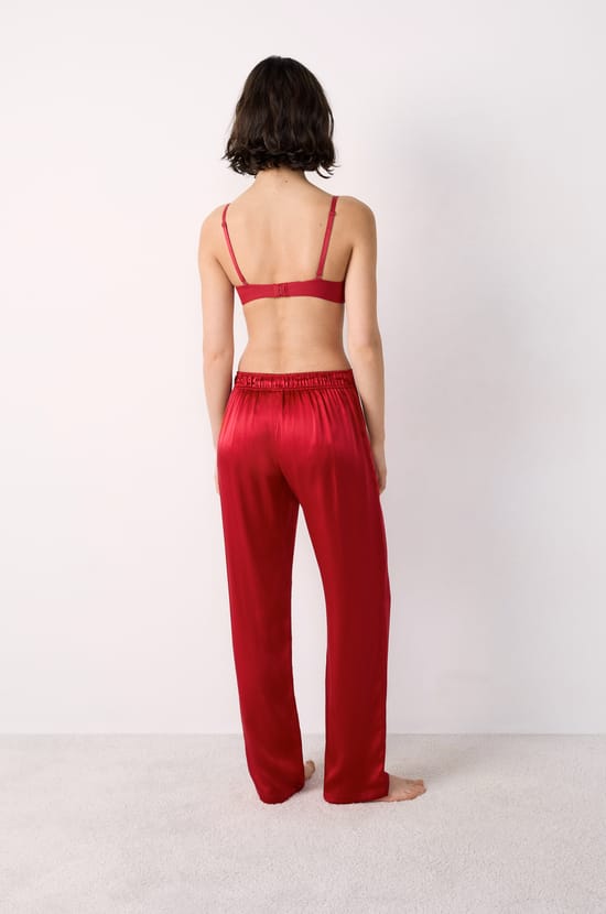Silk Pyjama Trousers;${refinementColor}