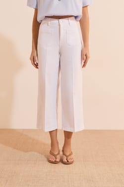 Pantalon &agrave; taille ajust&eacute;e;${refinementColor}