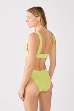 Culotte bikini bas de maillot brillante;${refinementColor}