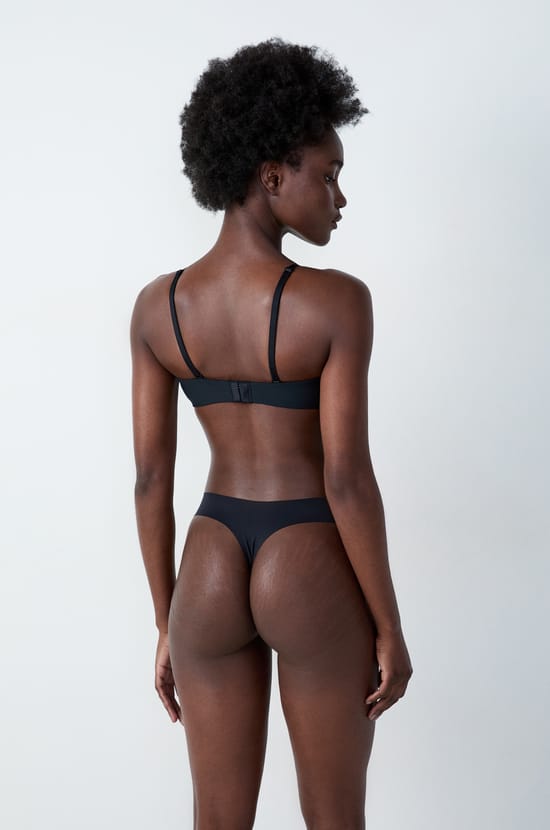 Microfibre Push-up Strapless Bra;${refinementColor}