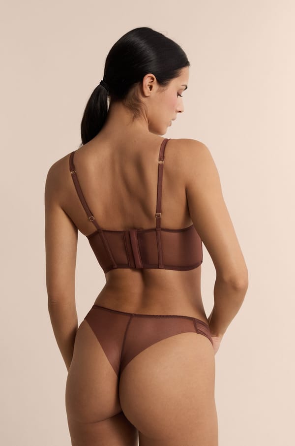 Bra N.9 - Tulle Bustier;${refinementColor}