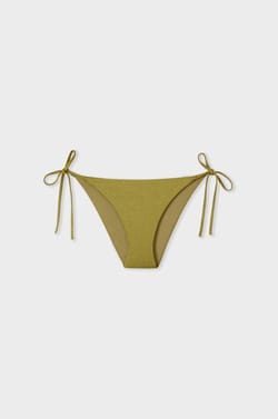 Bikini brésilien à nouer bas de maillot pailleté;${refinementColor}