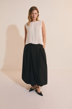 Jupe longue en coton;${refinementColor}